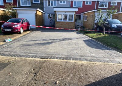 new block paved driveway in Chatham in Kent